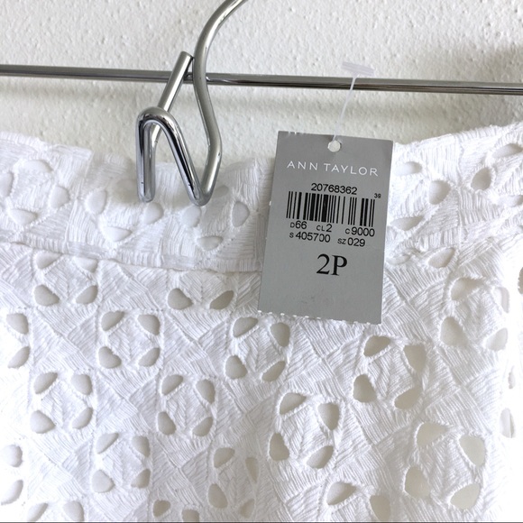 Ann Taylor Diamond Eyelet Skirt NWT - Picture 4 of 5